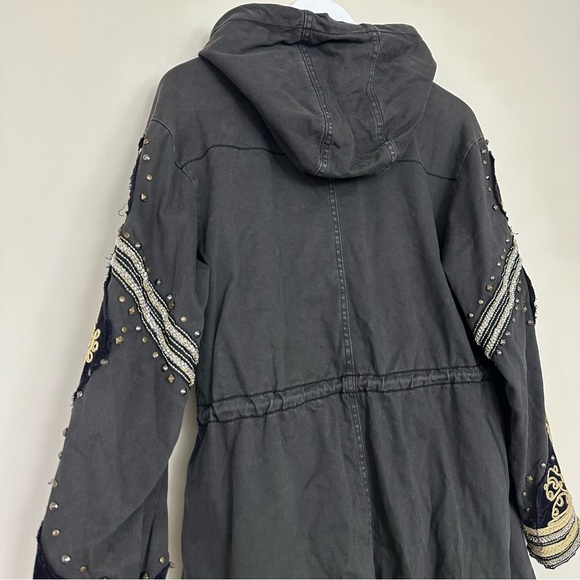 Free People Golden Quills Military Parka in Gray - Picture 9 of 15